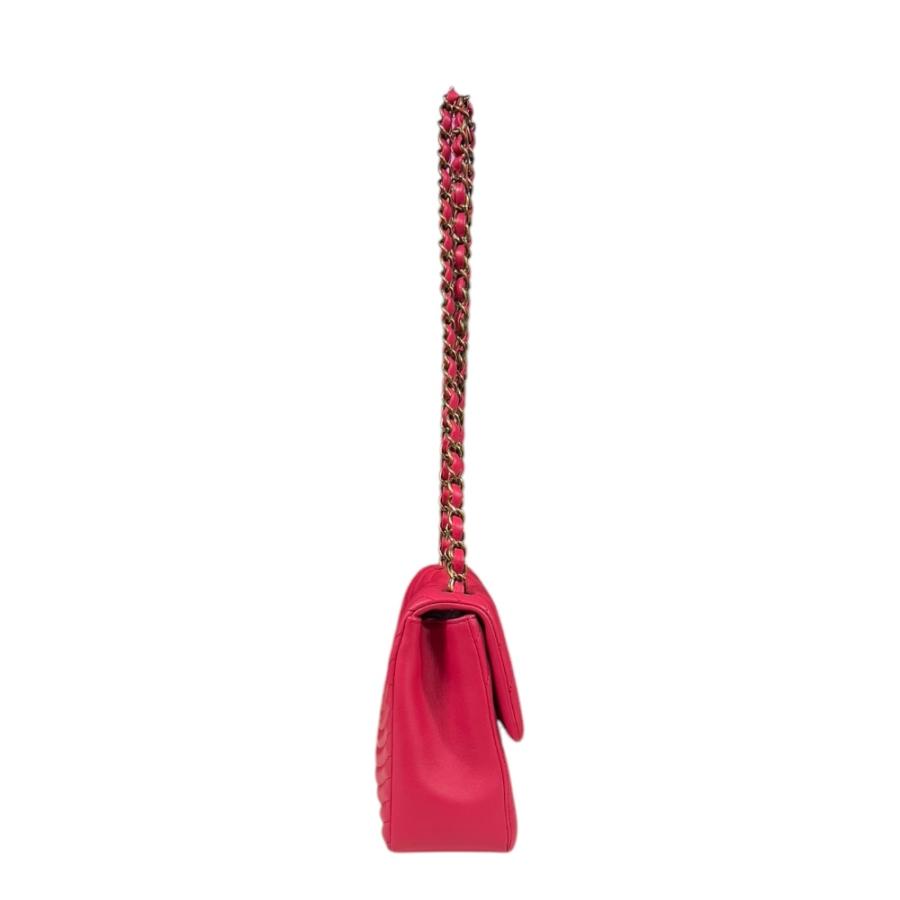 CHANEL（シャネル） デザインステッチ ショルダーバッグ ラムスキン