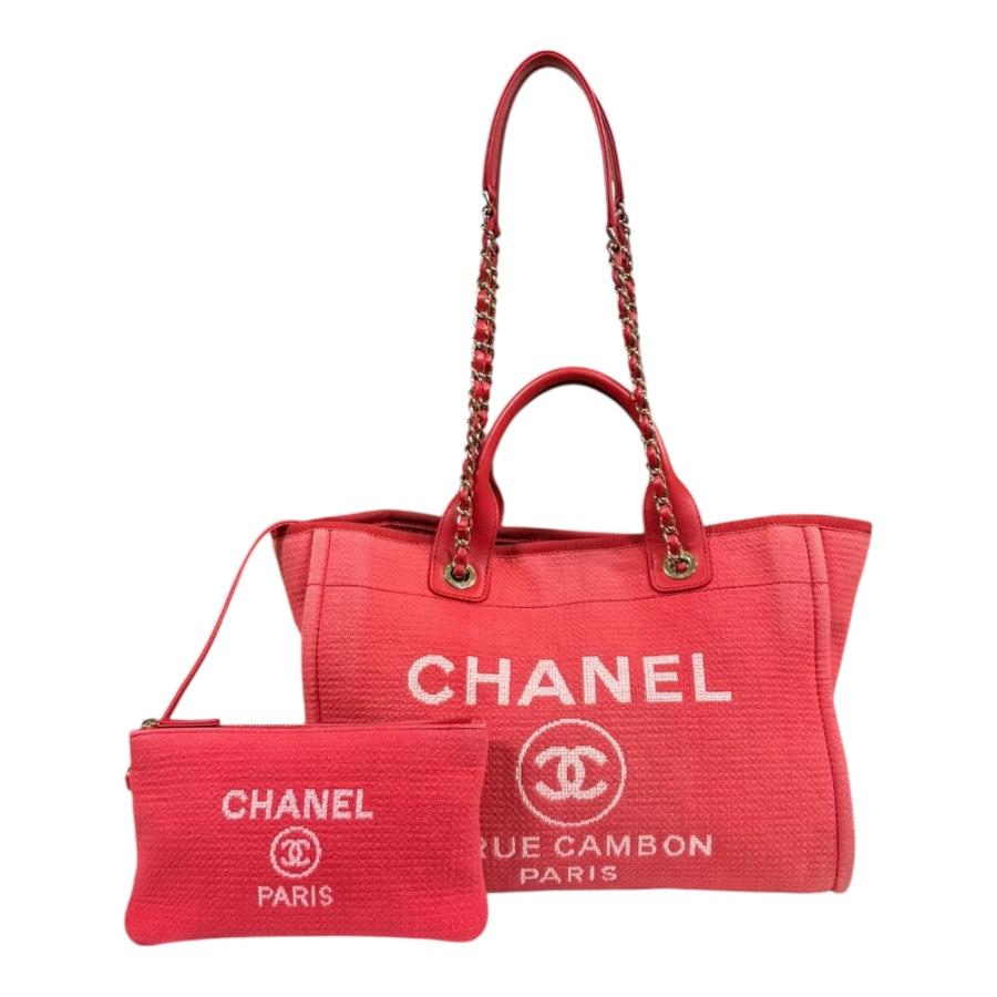 CHANEL♥️シャネル♥️ドーヴィルショルダーバッグ♥️ CHANEL（シャネル） MM ドーヴィル ショルダーバッグ キャンバス