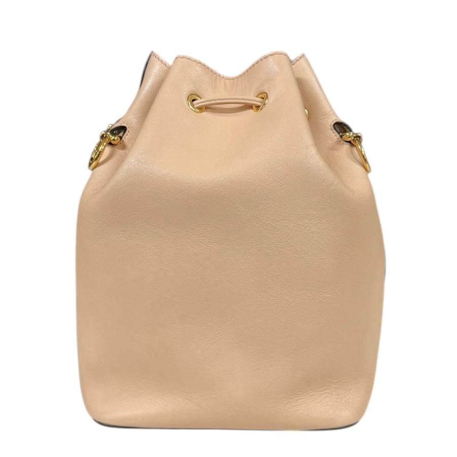 フェンディ モントレゾール ショルダーバッグ レザー 8BT298 ベージュ レディース FENDI  中古 FENDI（フェンディ） モントレゾール ショルダーバッグ レザー 8BT298