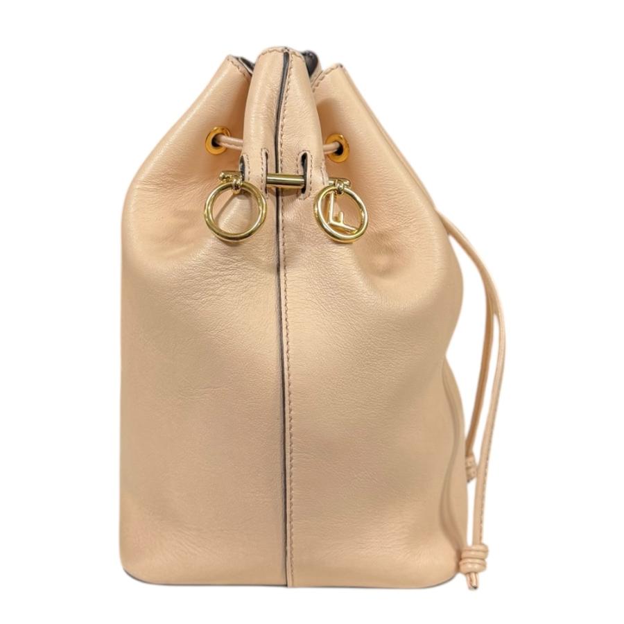 フェンディ モントレゾール ショルダーバッグ レザー 8BT298 ベージュ レディース FENDI  中古 R&Kリサイクルキング FENDI（フェンディ） モントレゾール ショルダーバッグ レザー 8BT298