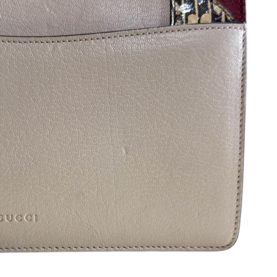 GUCCI（グッチ） フォックス Broche ショルダーバッグ レザー 466433