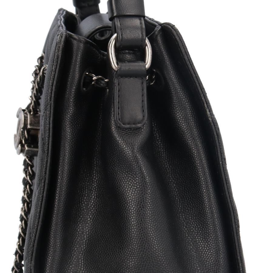 CHANEL（シャネル） CCバケット ショルダーバッグ レザー ブラック 