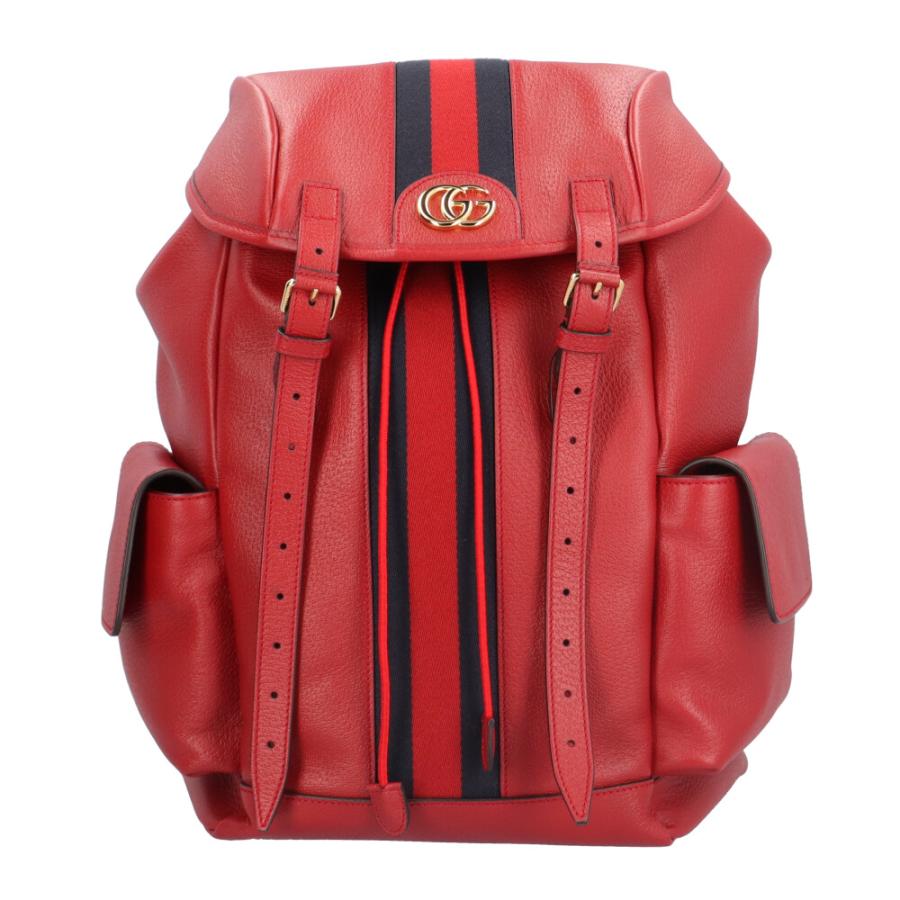 グッチ ウェブストライプ ミディアム オフィディア リュック・デイパック レザー 598140 レディース GUCCI  中古 R&Kリサイクルキング GUCCI（グッチ） ウェブストライプ ミディアム オフィディア リュック