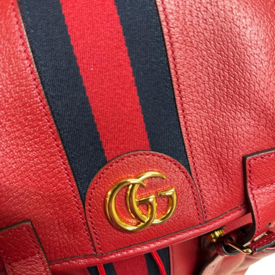 GUCCI（グッチ） ウェブストライプ ミディアム オフィディア リュック