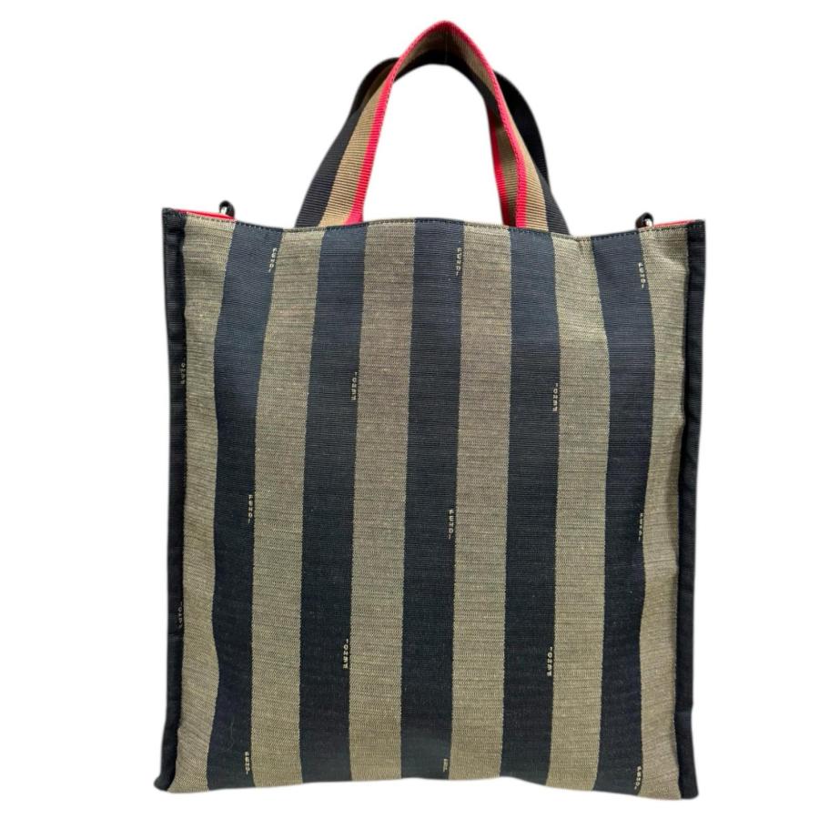 FENDI（フェンディ） ペカン トートバッグ キャンバス 7VA454 ブラウン