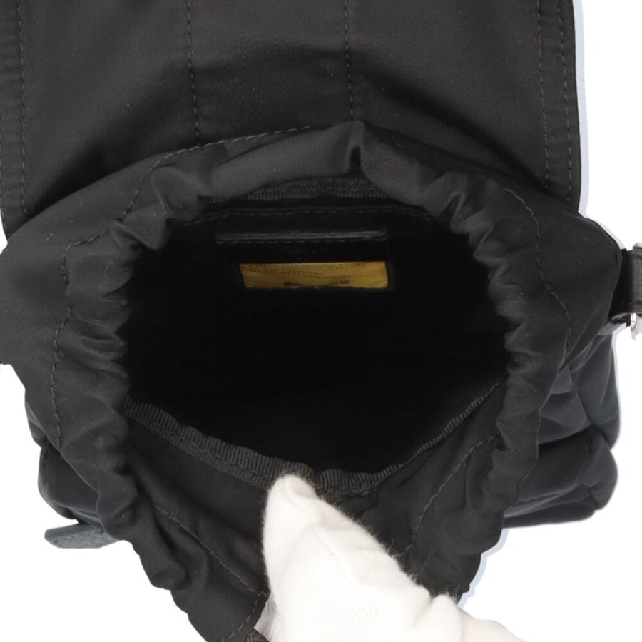 フェンディ フェンディネス ショルダーバッグ ナイロン 7VZ068 ブラック ユニセックス FENDI  中古 FENDI（フェンディ） フェンディネス ショルダーバッグ ナイロン