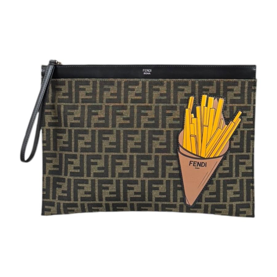 アウトレット【FENDI】Fendi Roma フラットポーチ ラージサイズ アウトレット【FENDI】Fendi Roma フラットポーチ ラージサイズ