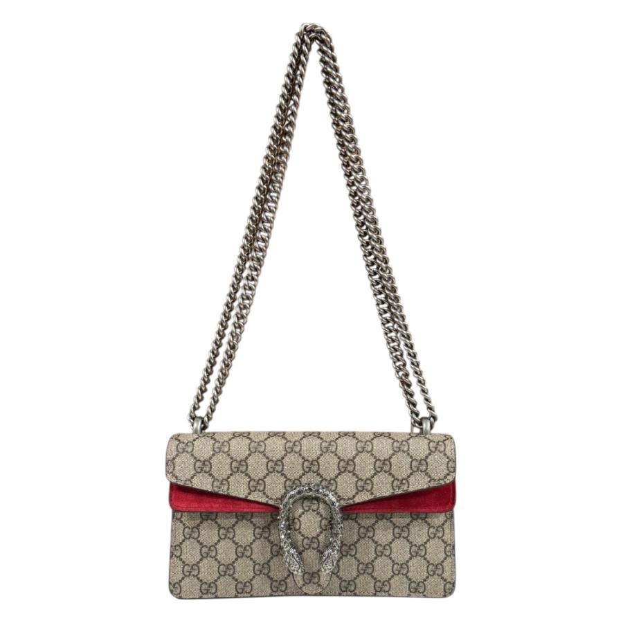 グッチ ミディアム ディオニュソス ショルダーバッグ GGスプリームキャンバス 499623 ベージュ レディース GUCCI  中古 R&Kリサイクルキング GUCCI（グッチ） ミディアム ディオニュソス ショルダーバッグ GG