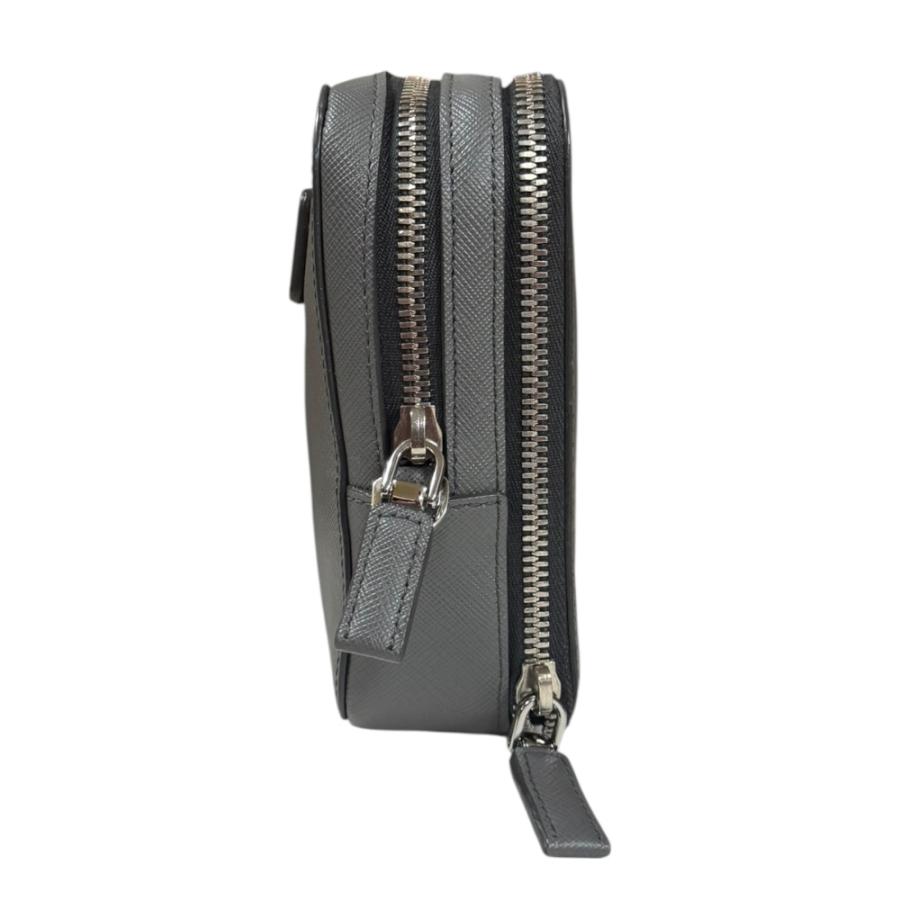 PRADA（プラダ） サフィアーノ セカンドバッグ レザー VR0052 グレー