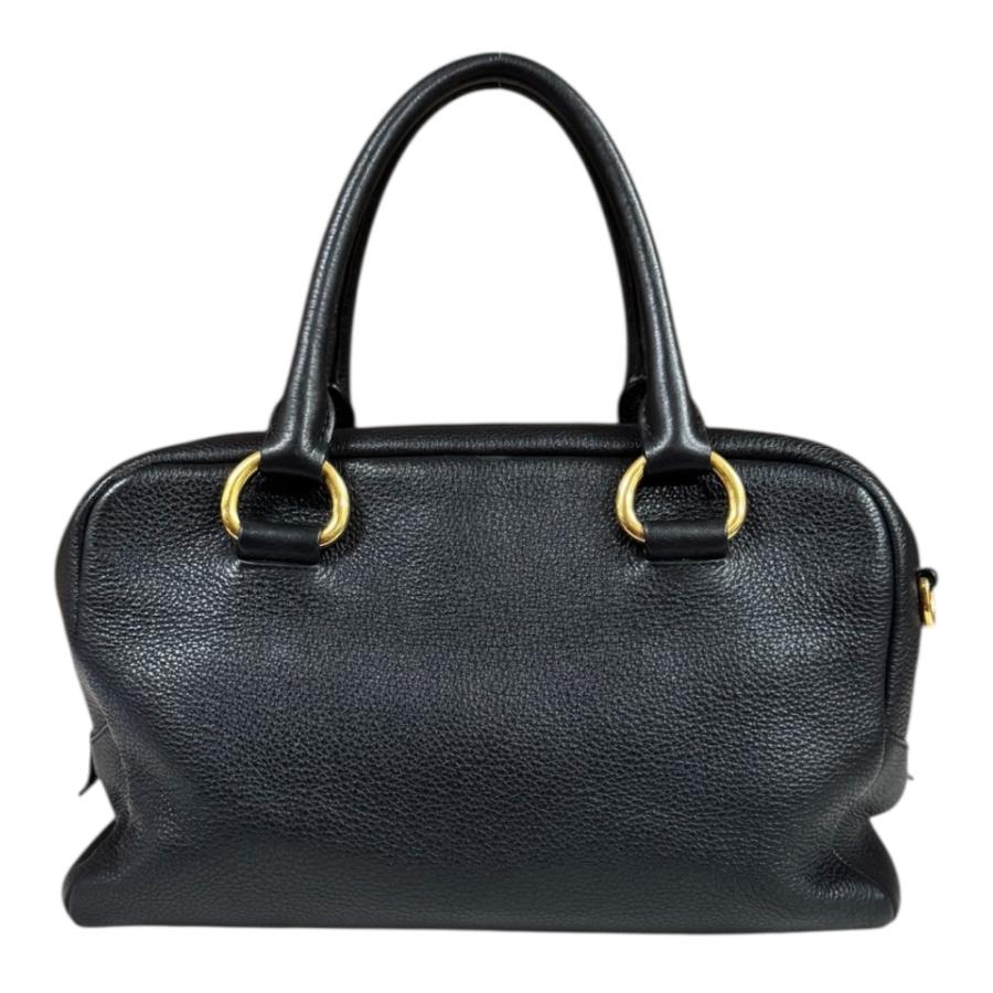 ✨極美品✨PRADA プラダ ショルダーバッグ レザー 黒　7-27 PRADA プラダ ショルダーバッグ レザー ブラック レディース 中古