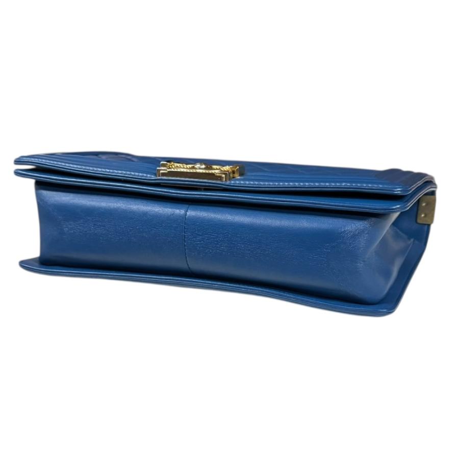 sawa CHANELボーイシャネル 28 ショルダーバッグ ハンドバッグ CHANEL（シャネル） ボーイシャネル28 ショルダーバッグ レザー ブルー