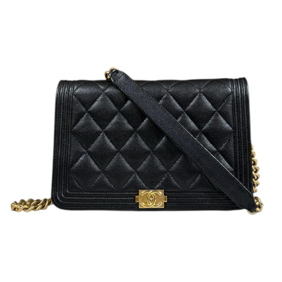 CHANEL（シャネル） ボーイシャネル ショルダーバッグ キャビアスキン