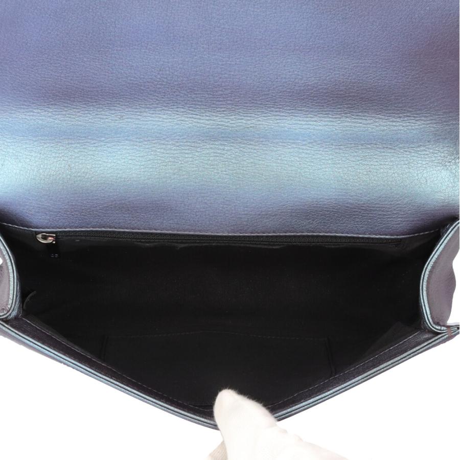 シャネル ボーイシャネル ショルダーバッグ レザー A92193 パープル レディース CHANEL  中古 CHANEL（シャネル） ボーイシャネル ショルダーバッグ レザー A92193