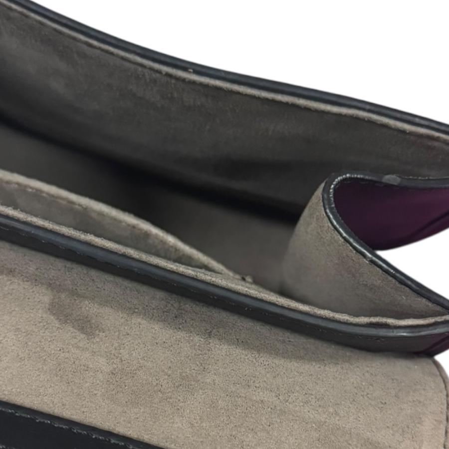 FENDI（フェンディ） ミニ キャナイ エフ ショルダーバッグ レザー