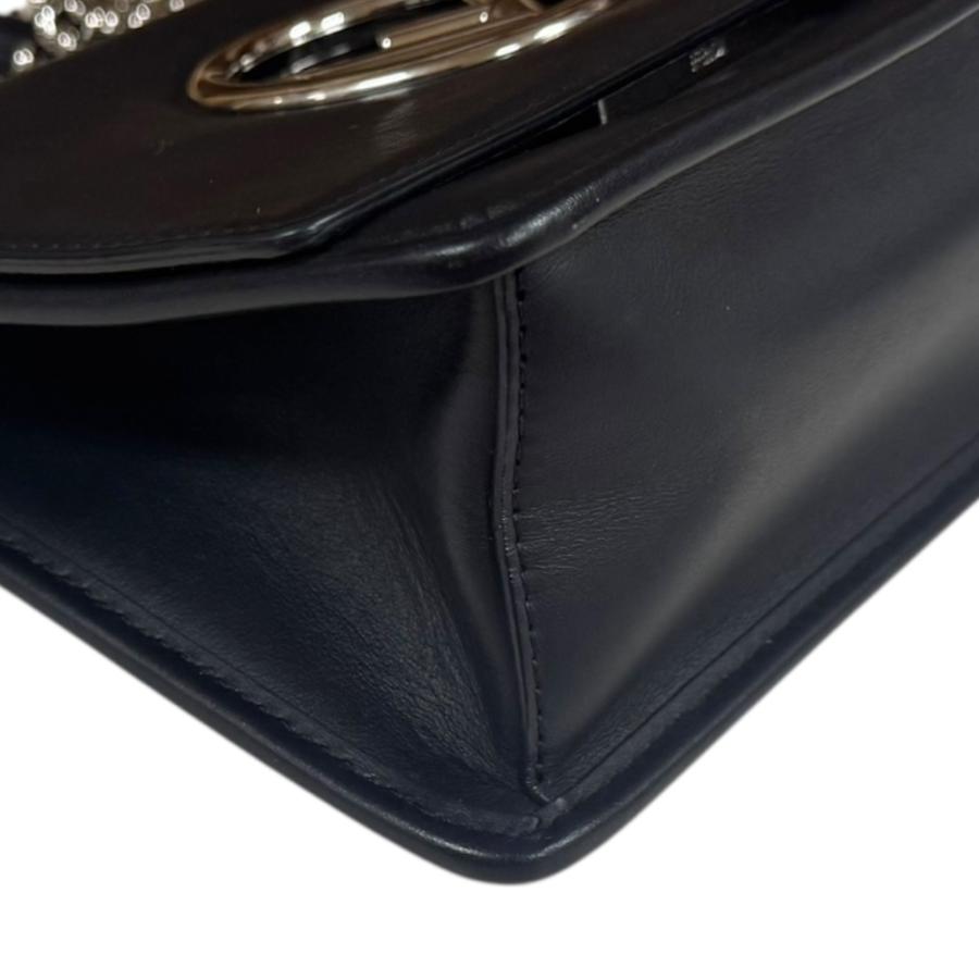 FENDI（フェンディ） ミニ キャナイ エフ ショルダーバッグ レザー