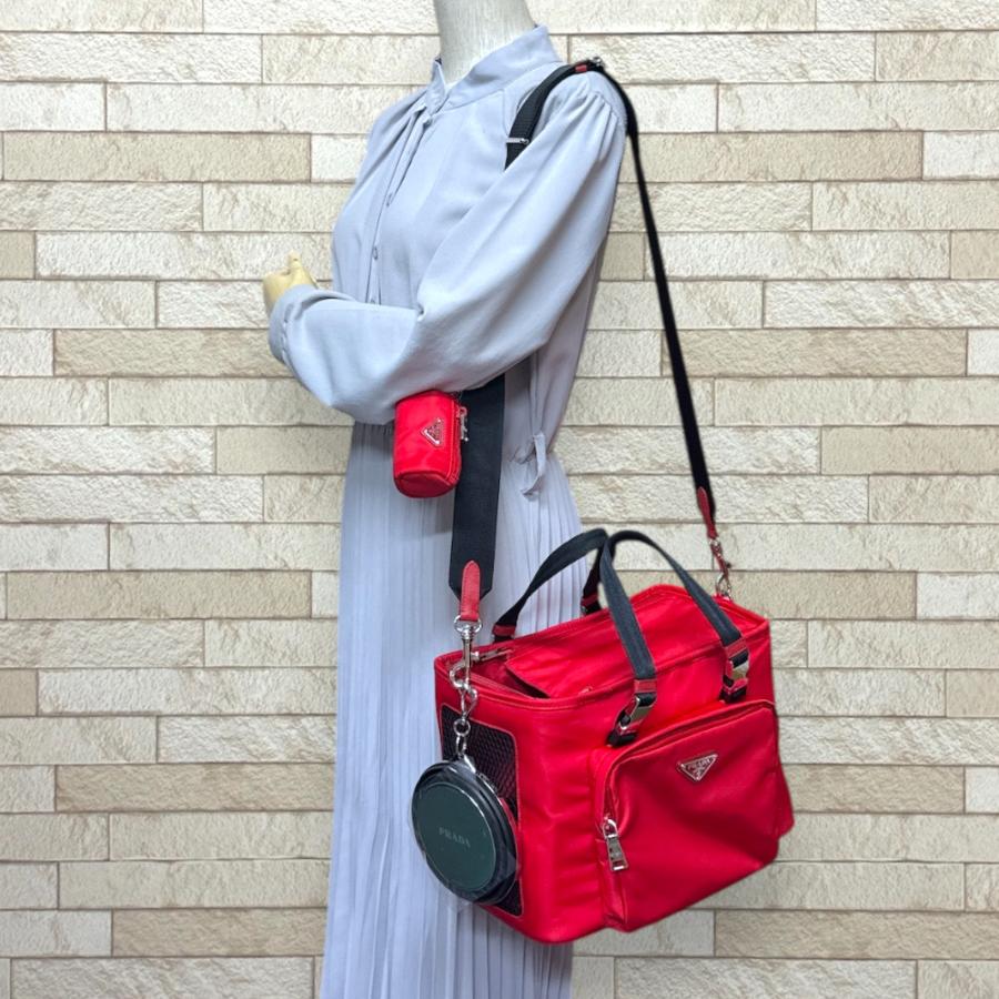 PRADA プラダ ペットバッグ ショルダーバッグ リナイロン 2VC030