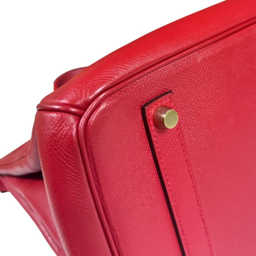HERMES（エルメス） バーキン35 ハンドバッグ ヴォーエプソン レッド