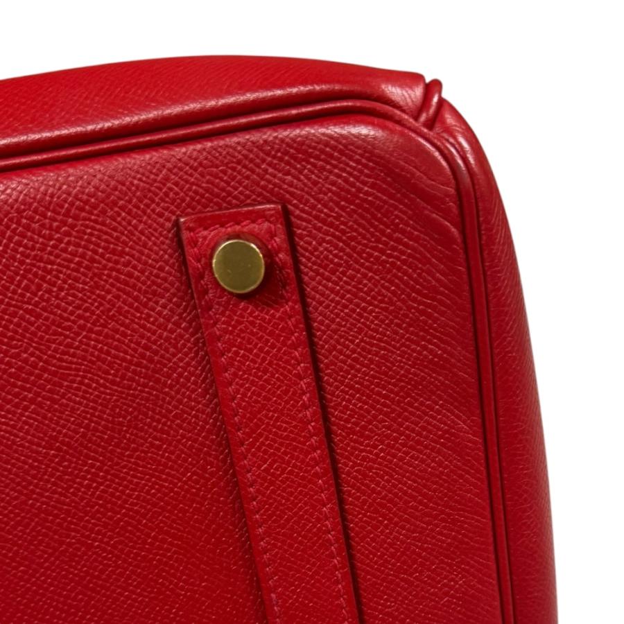 HERMES（エルメス） バーキン35 ハンドバッグ ヴォーエプソン レッド