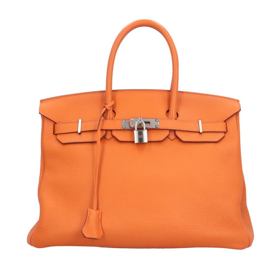 エルメス バーキン35 ハンドバッグ トゴ オレンジ レディース HERMES  中古 R&Kリサイクルキング HERMES（エルメス） バーキン35 ハンドバッグ トゴ オレンジ