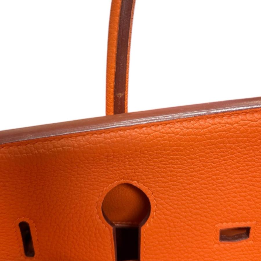 HERMES（エルメス） バーキン35 ハンドバッグ トゴ オレンジ