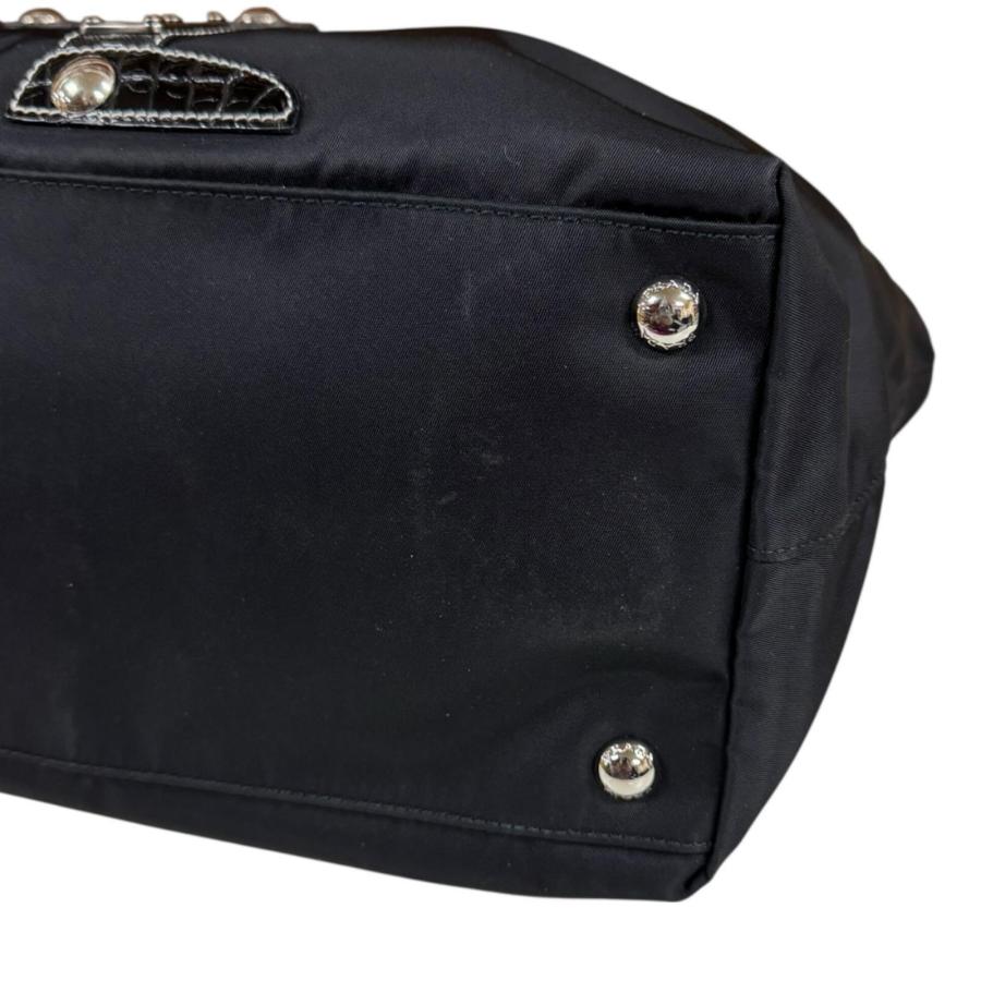 PRADA（プラダ） ロボット トートバッグ ナイロン 1BG052 ブラック