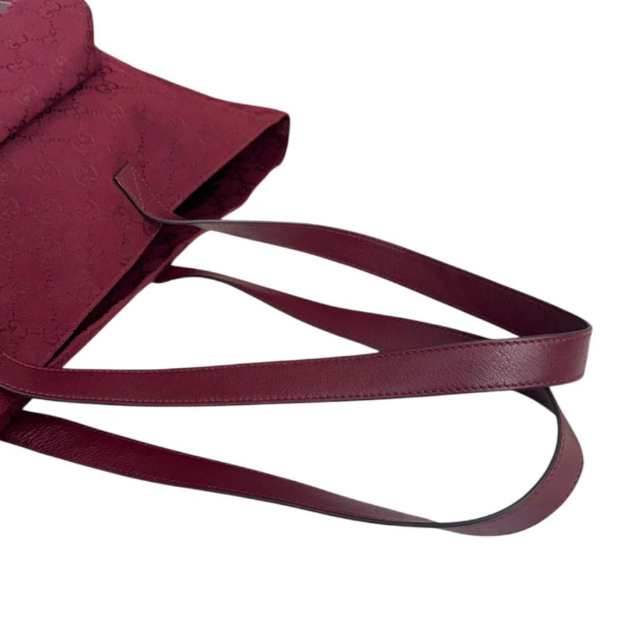 GUCCI グッチ トートバッグ GGキャンバス 802166 レッド