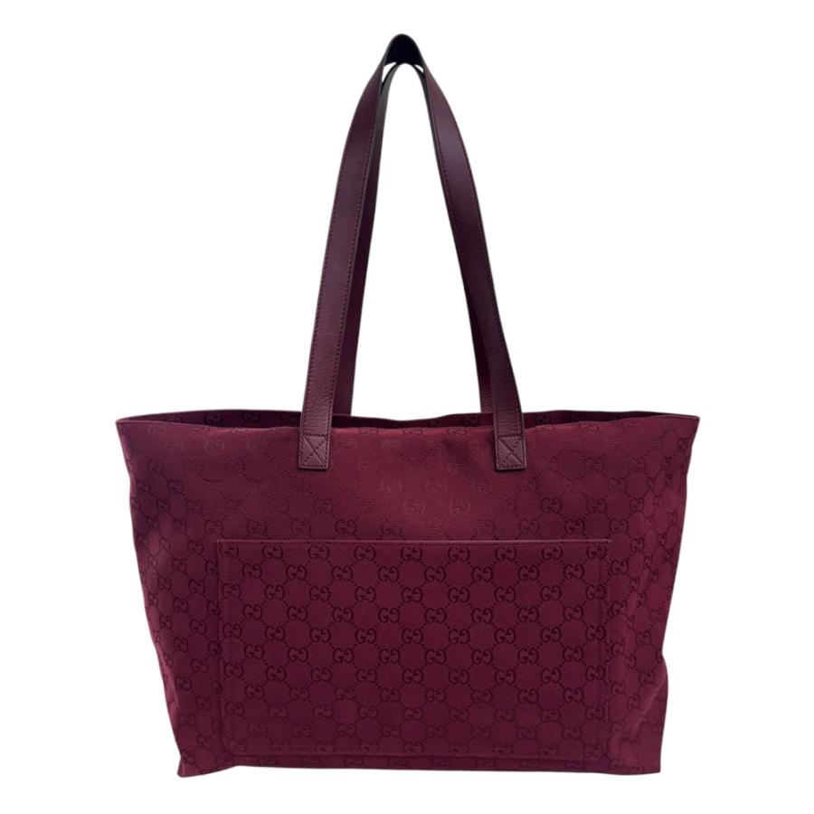 GUCCI（グッチ） トートバッグ GGキャンバス 802166 レッド レディース