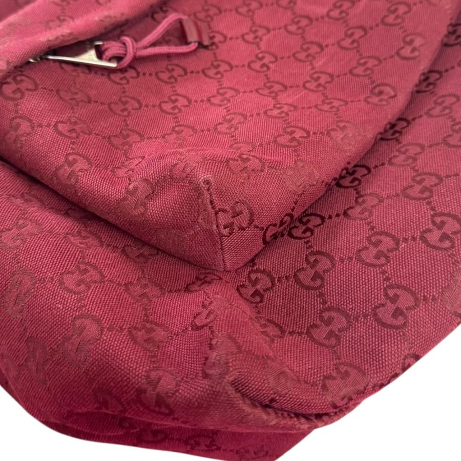GUCCI（グッチ） トートバッグ GGキャンバス 802166 レッド レディース