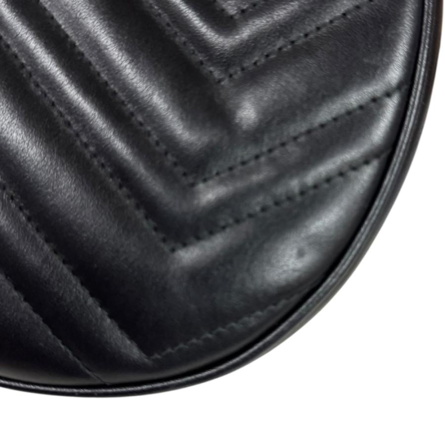 グッチ GGマーモント ショルダーバッグ レザー 699514 ブラック レディース GUCCI  中古 楽天市場】グッチ GGマーモント ショルダーバッグ グッチ レザー