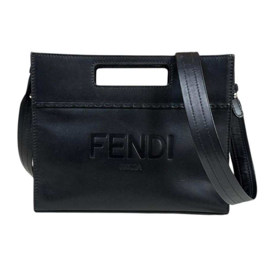 FENDI（フェンディ） ショッパー スモール ショルダーバッグ レザー