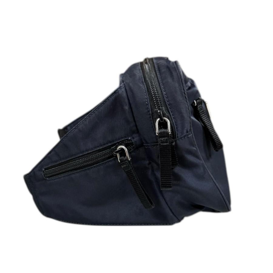 PRADA（プラダ） ボディバッグ ナイロン 2VL001 ネイビー メンズ 中古