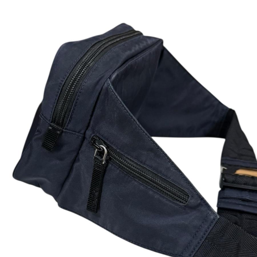 PRADA（プラダ） ボディバッグ ナイロン 2VL001 ネイビー メンズ 中古