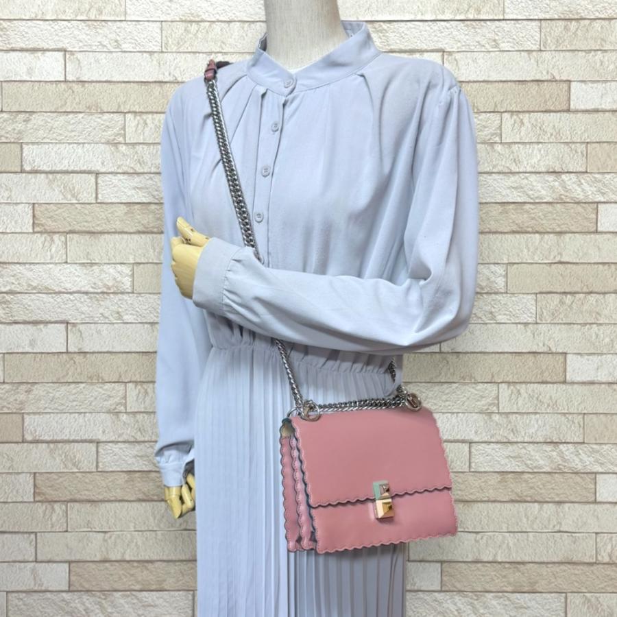 FENDI（フェンディ） キャナイ ミニ ショルダーバッグ レザー 8M0381