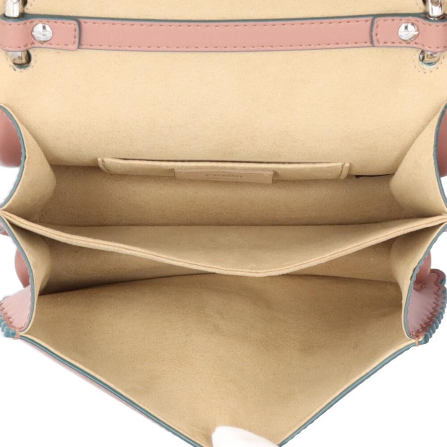 FENDI（フェンディ） キャナイ ミニ ショルダーバッグ レザー 8M0381