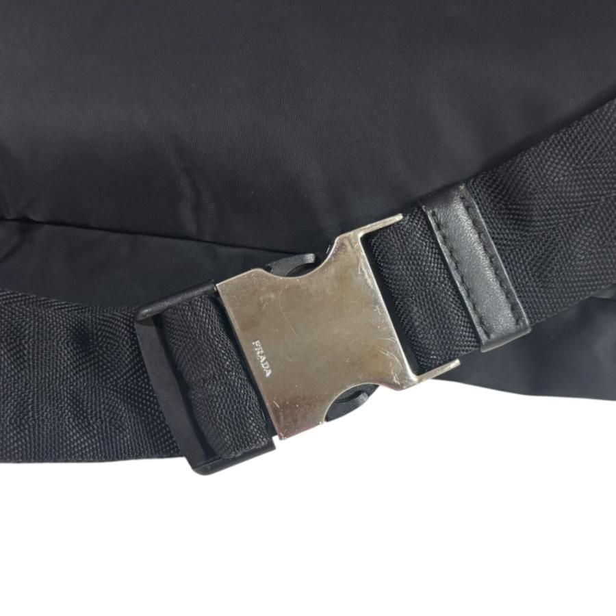 PRADA（プラダ） ボディバッグ ナイロン 2VL004 ブラック メンズ 中古