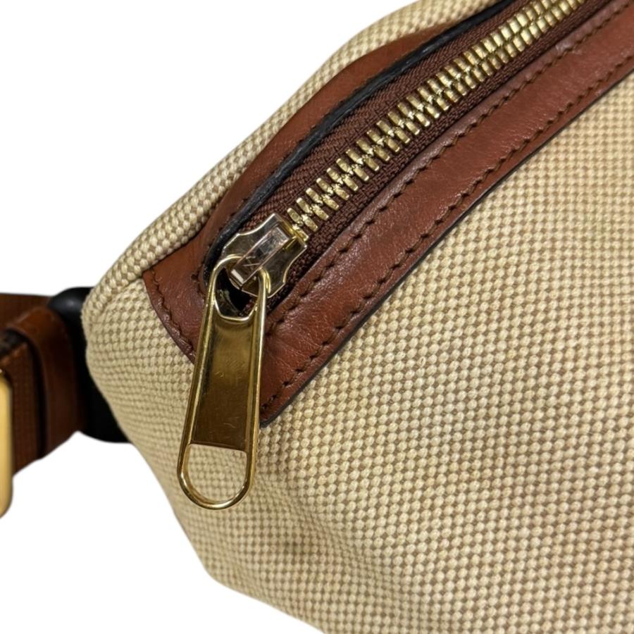 GUCCI（グッチ） ヴィンテージキャンバスベルトバッグ シェリーライン