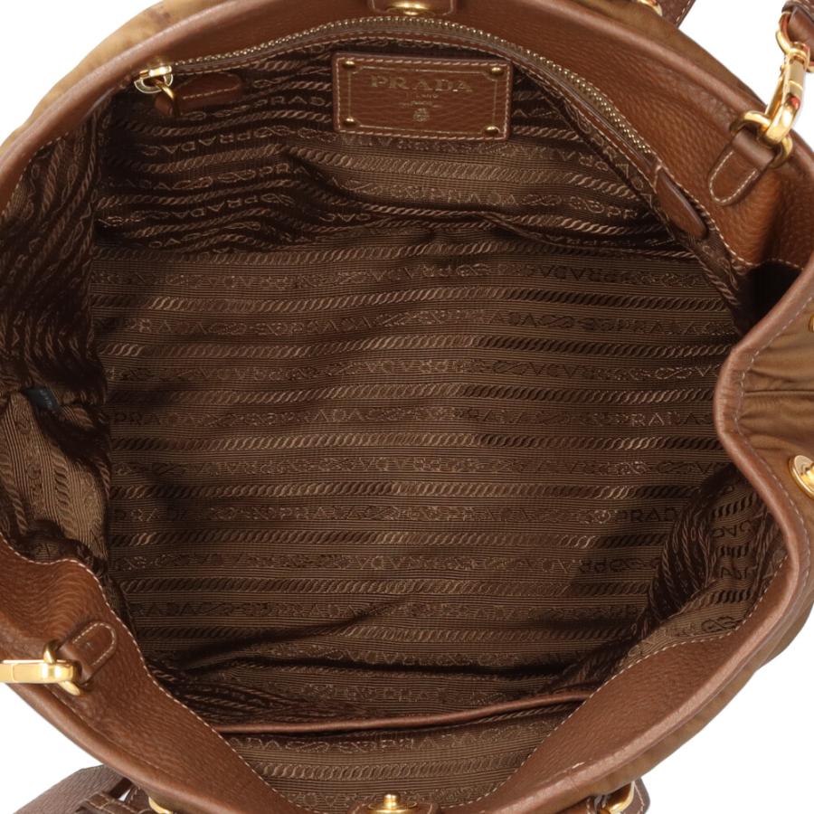 PRADA プラダ ショルダーバッグ ナイロン BN1841 ブラウン レディース  