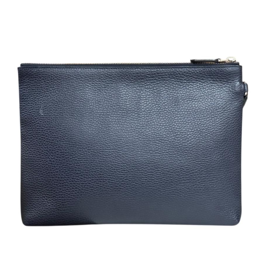 GUCCI（グッチ） セカンドバッグ レザー 546532 ネイビー メンズ 中古