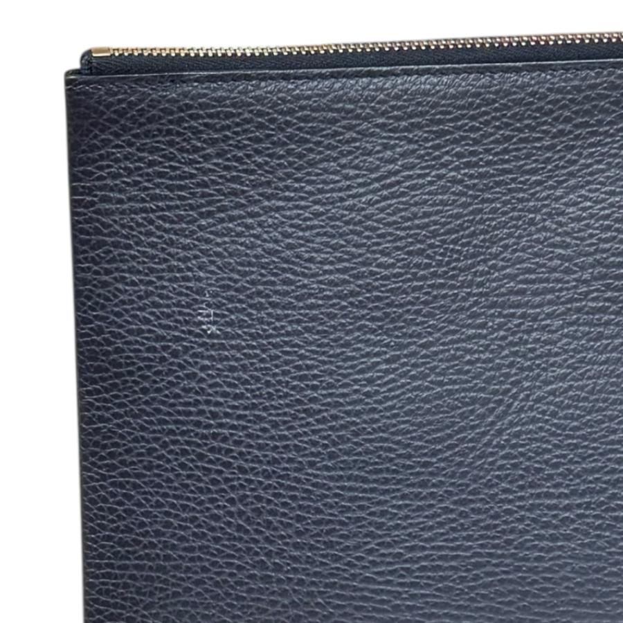 GUCCI（グッチ） セカンドバッグ レザー 546532 ネイビー メンズ 中古