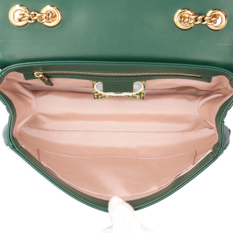 グッチ ラジャ ショルダーバッグ レザー 537241 グリーン レディース GUCCI  中古 R&Kリサイクルキング GUCCI（グッチ） ラジャ ショルダーバッグ レザー 537241 グリーン