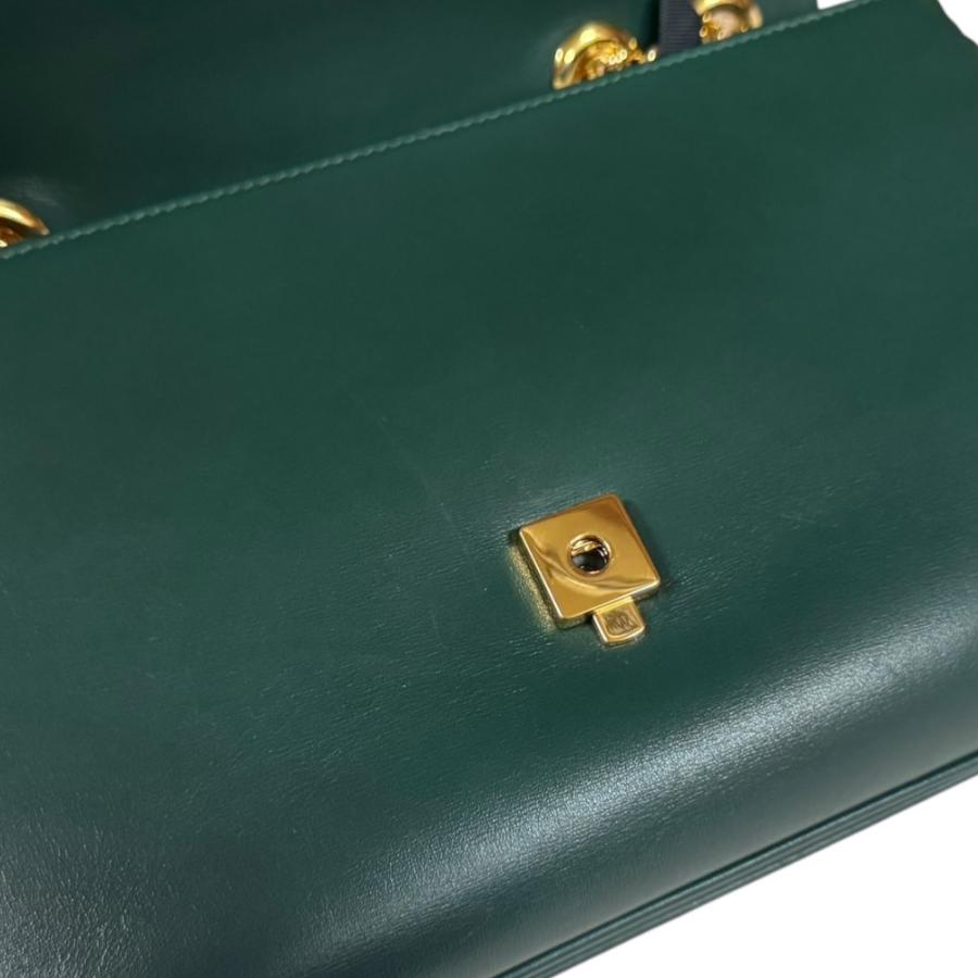 GUCCI（グッチ） ラジャ ショルダーバッグ レザー 537241 グリーン