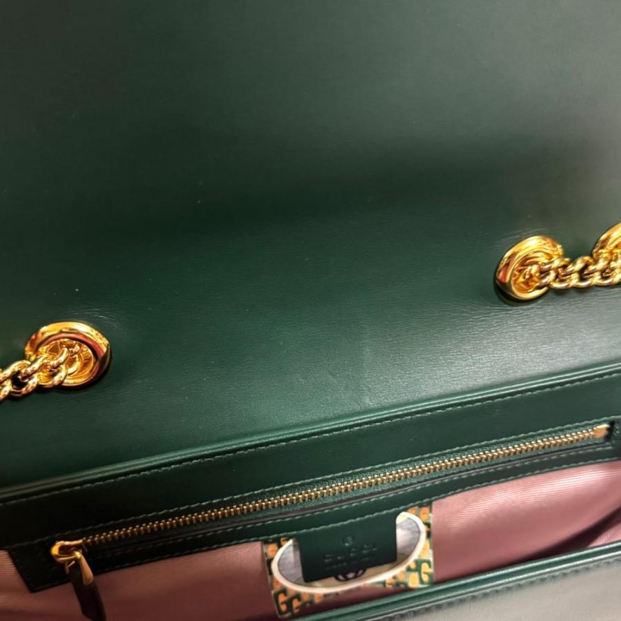 GUCCI（グッチ） ラジャ ショルダーバッグ レザー 537241 グリーン
