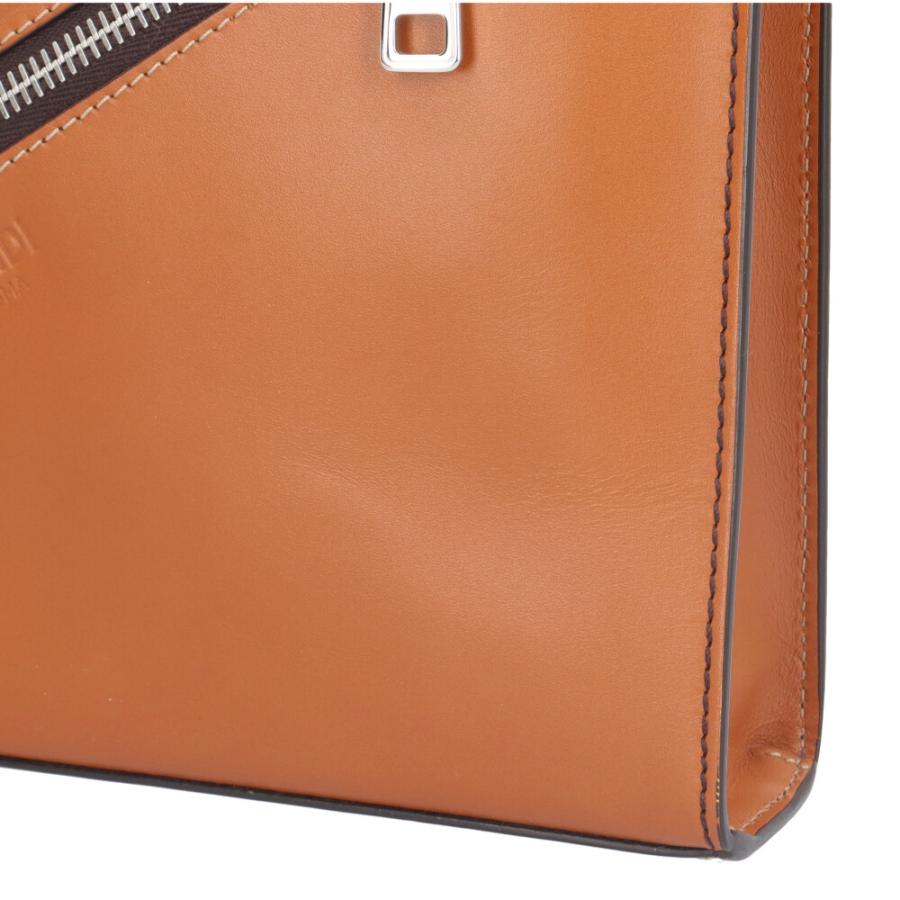 FENDI（フェンディ） ダイアゴナル フラット スリムクラッチ ズッカ