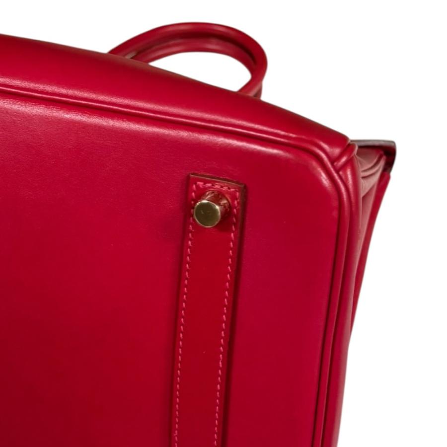 HERMES（エルメス） バーキン35 ハンドバッグ ヴォースイフト レッド