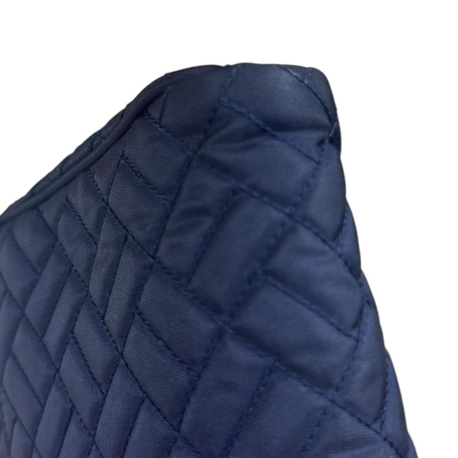 PRADA（プラダ） キルティング ショルダーバッグ ナイロン ネイビー