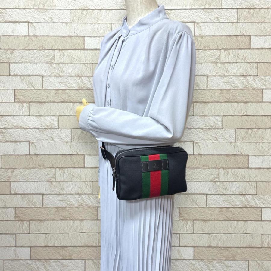 GUCCI（グッチ） シェリーライン ウエストバッグ ナイロン 630919