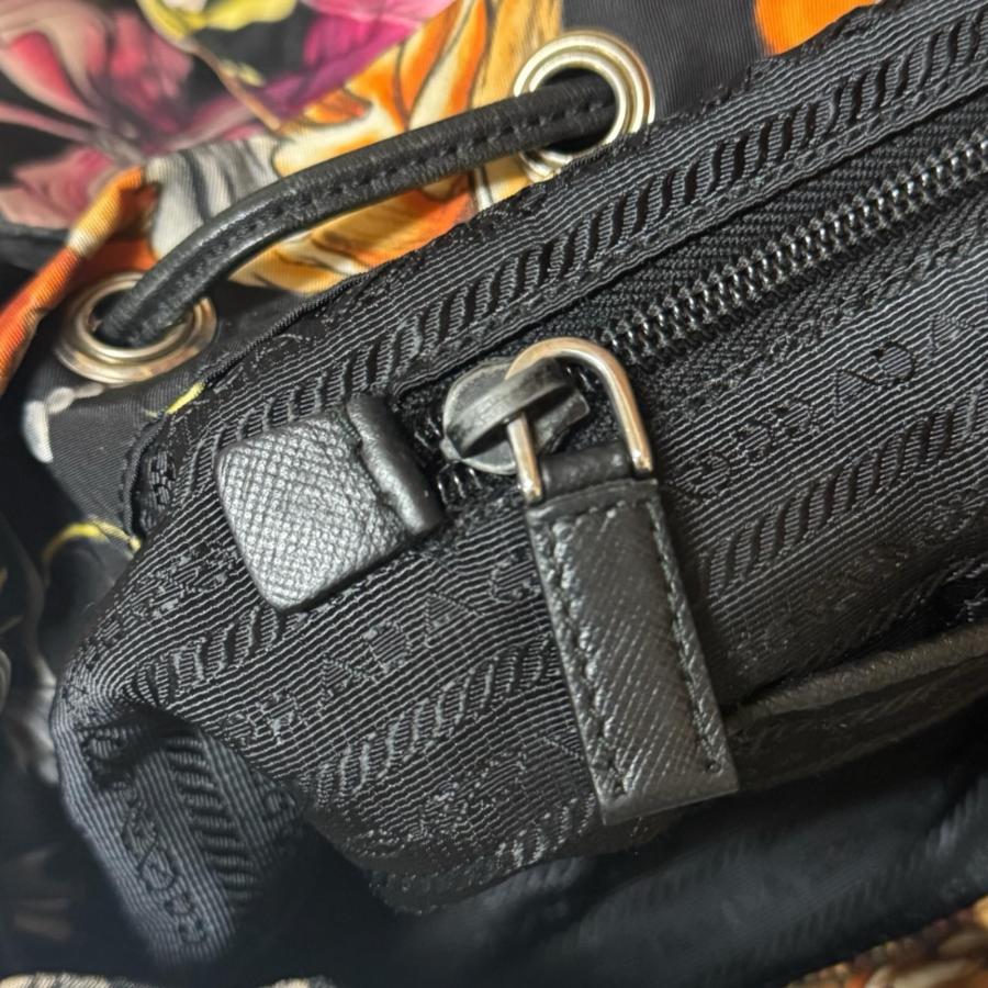 PRADA（プラダ） フラワー リュック・デイパック ナイロン 1BZ811
