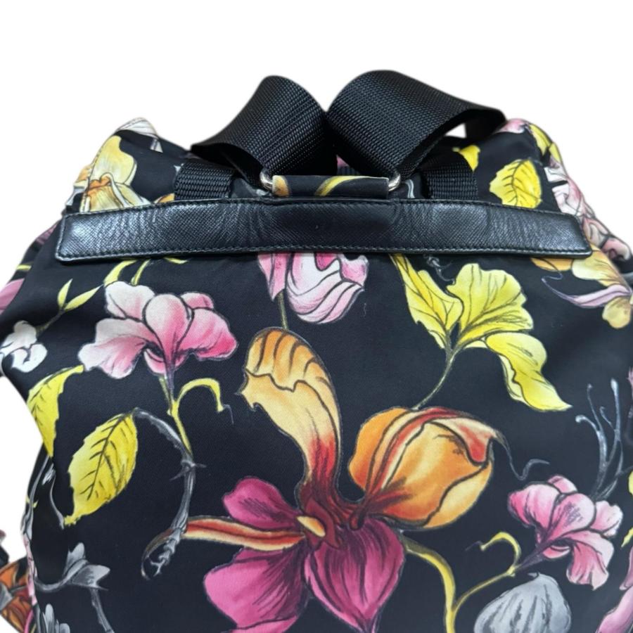 PRADA（プラダ） フラワー リュック・デイパック ナイロン 1BZ811