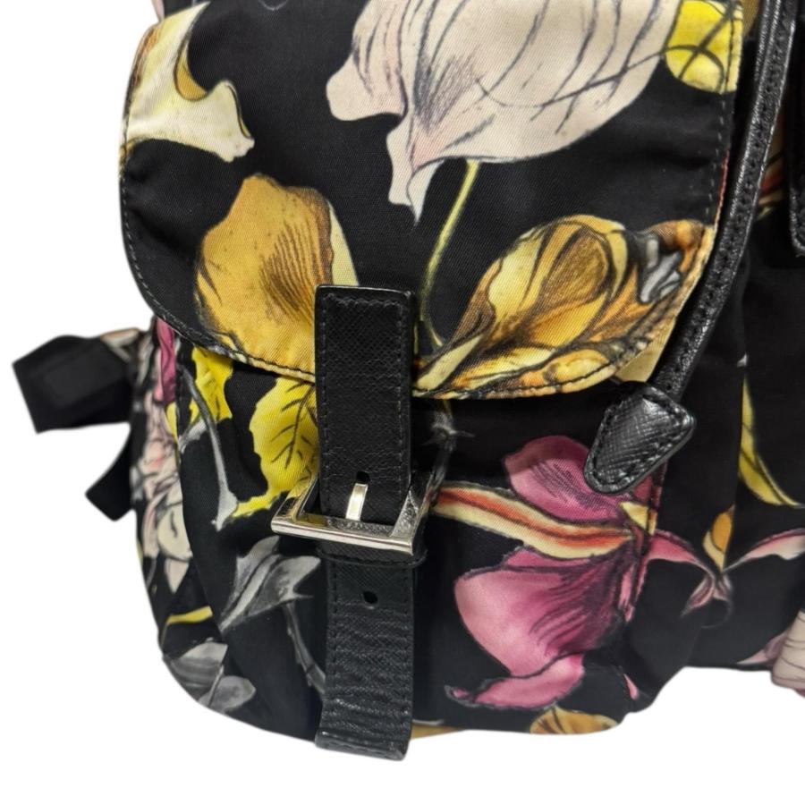 PRADA（プラダ） フラワー リュック・デイパック ナイロン 1BZ811