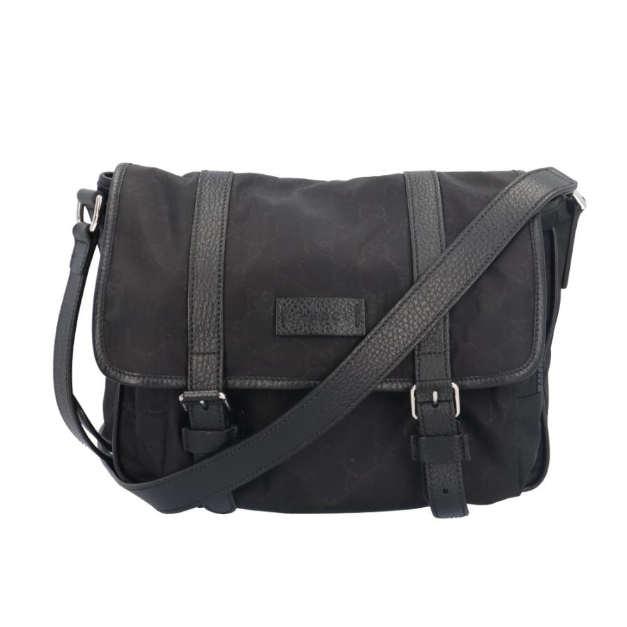 GUCCI（グッチ） GG柄メッセンジャーバッグ ショルダーバッグ ナイロン